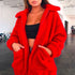 Elegant Faux Fur Coat Women 2019 Autumn Winter Warm Soft Zipper Fur Jacket Female Plush Overcoat Pocket Casual Teddy Outwear - menochic